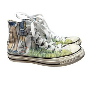 Converse All Stars Love Note High Top Sneakers Multicolor Womens Size 7 Mens 5